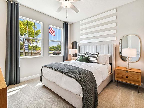 Charlotte new construction home plan secondary bedroom by William Ryan Homes Tampa