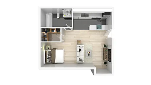 Floor plan Studio