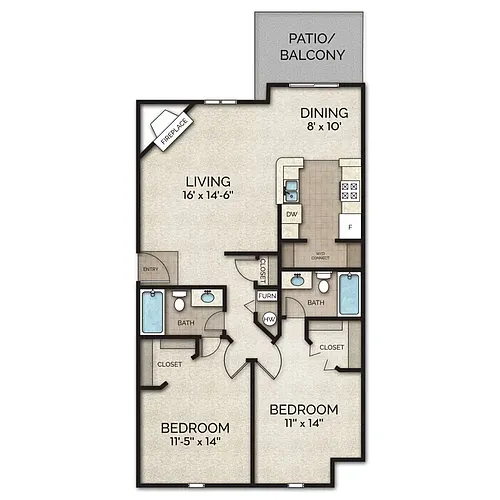 Floor plan Greenbriar
