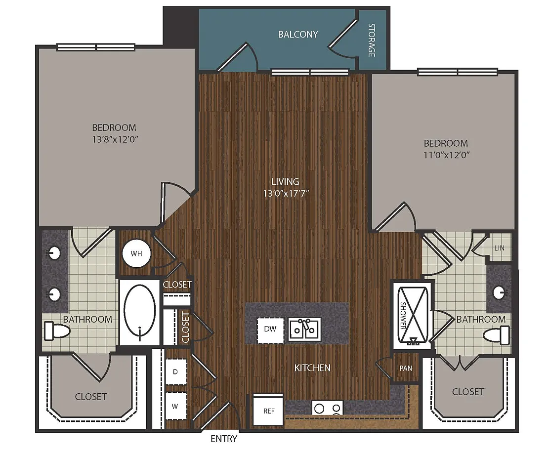 Floor plan B1-3