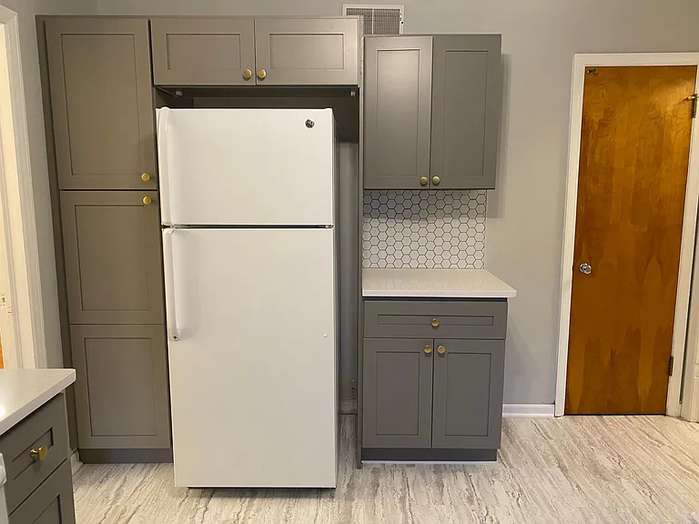 view from sink, closet can be pantry or additional storage