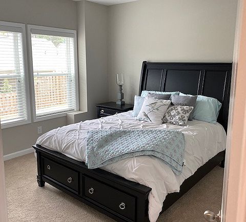 Basement bedroom