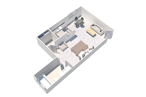 Floor plan Studio
