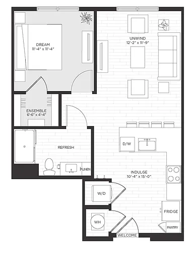 Floor plan A1