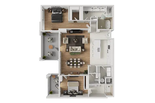 Floor plan SKY RESIDENCE B