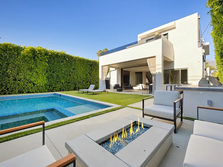 Gather around the firepit with friends or family