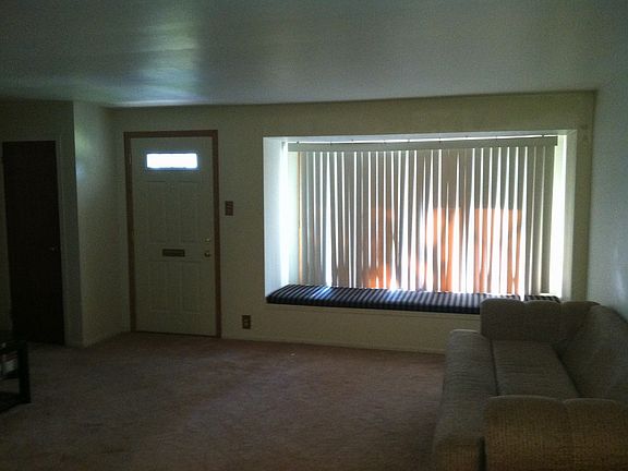 Living room with window seat