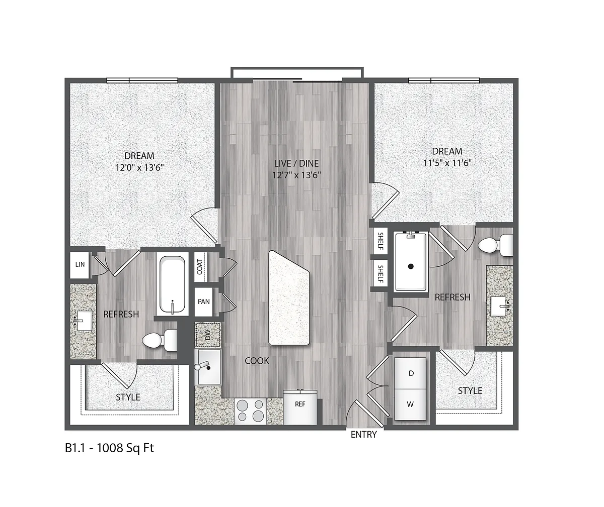 Floor plan B11