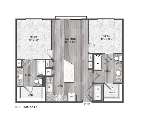 Floor plan B11