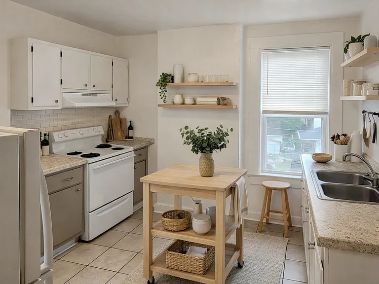 Staged Kitchen-Virtually Staged