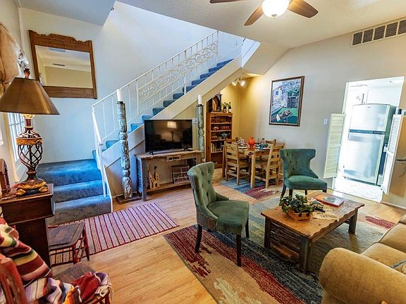 Living room and dining room combo with access to the well appointed kitchen.