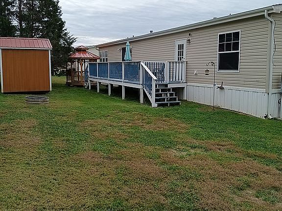 Back yard and 8' x 20' deck