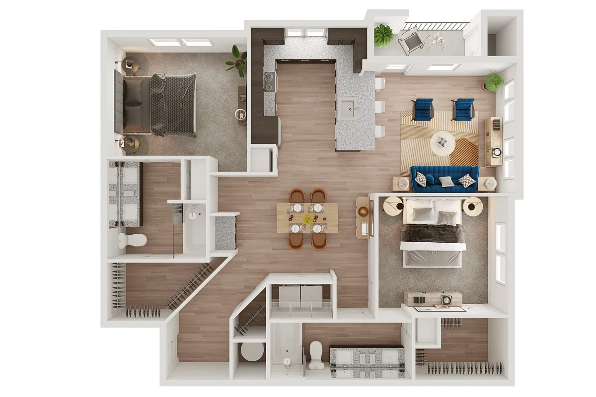 Floor plan B2