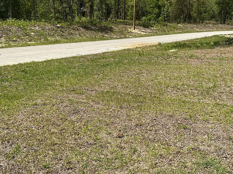 Road in front of house N Gardner Way.