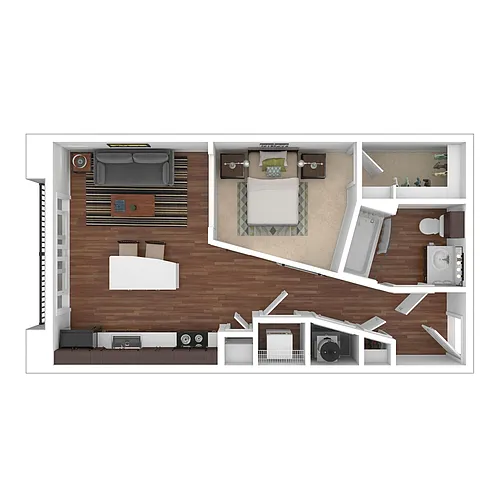 Floor plan Studio