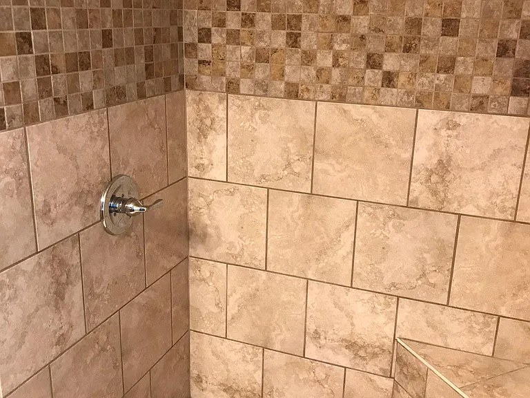 Master tile shower