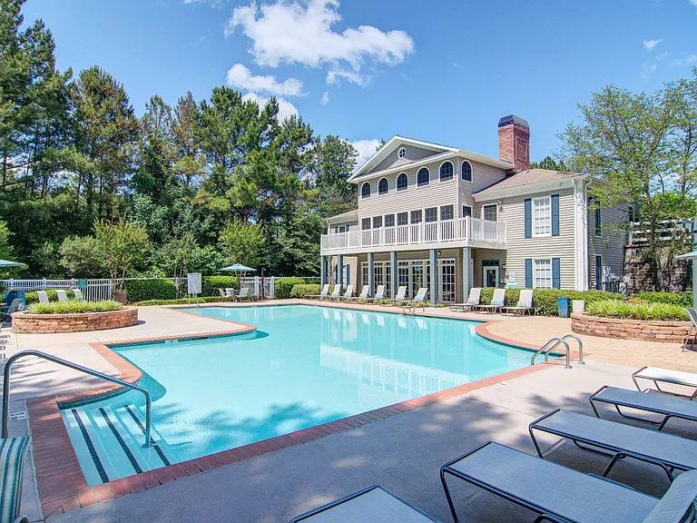 Clubhouse Overlooking Large Swimming Pool