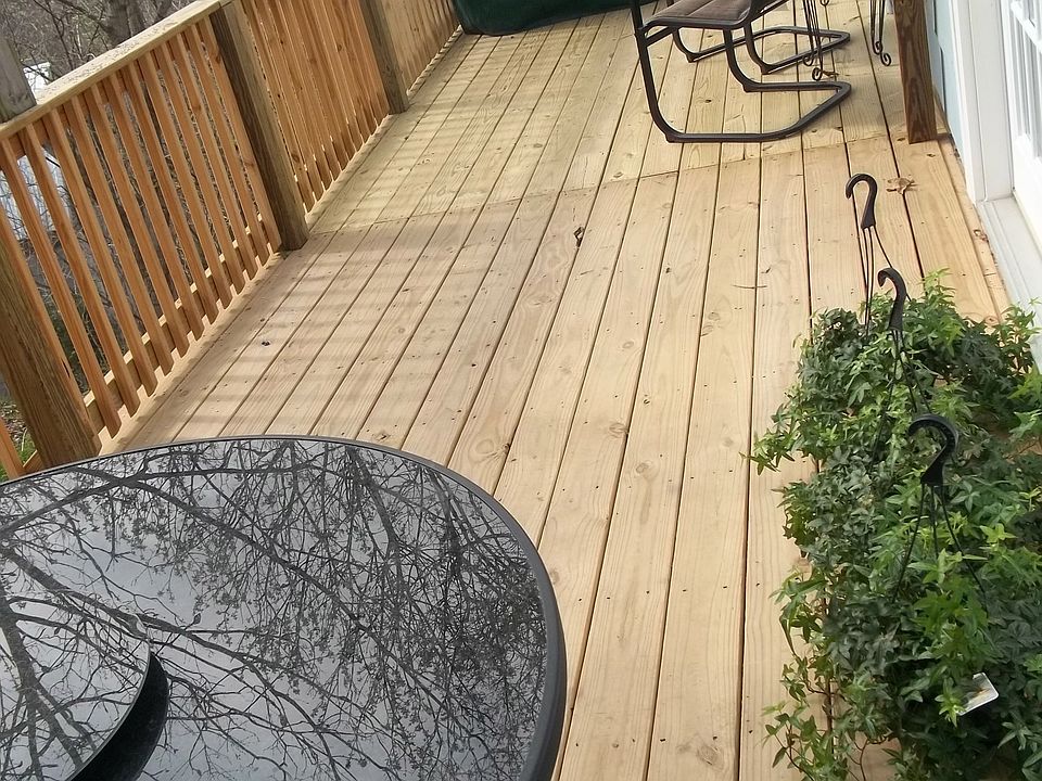 wrap around deck