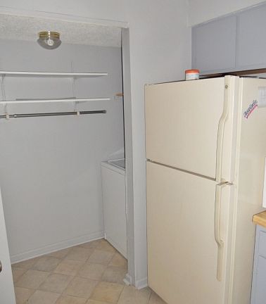 laundry room and fridge