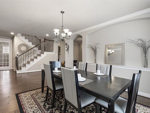 Spacious dining room