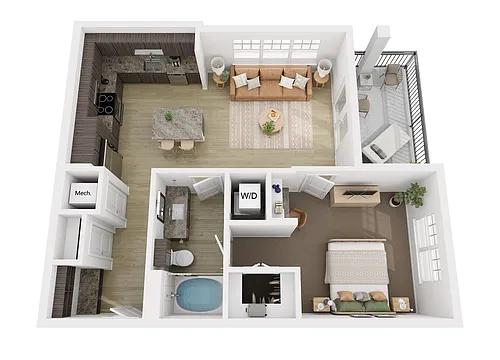 Floor plan A1