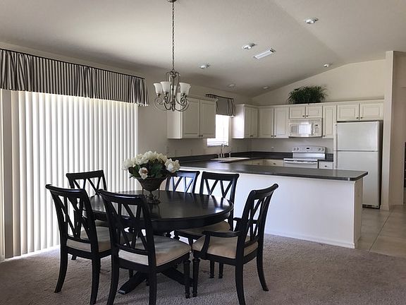 dining area and kitchen