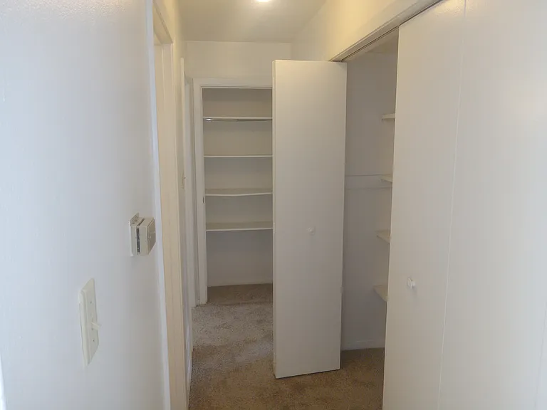 Hall closets