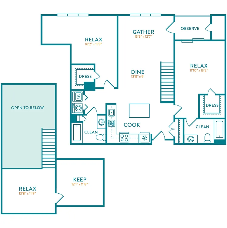 Floor plan Sherwood Loft