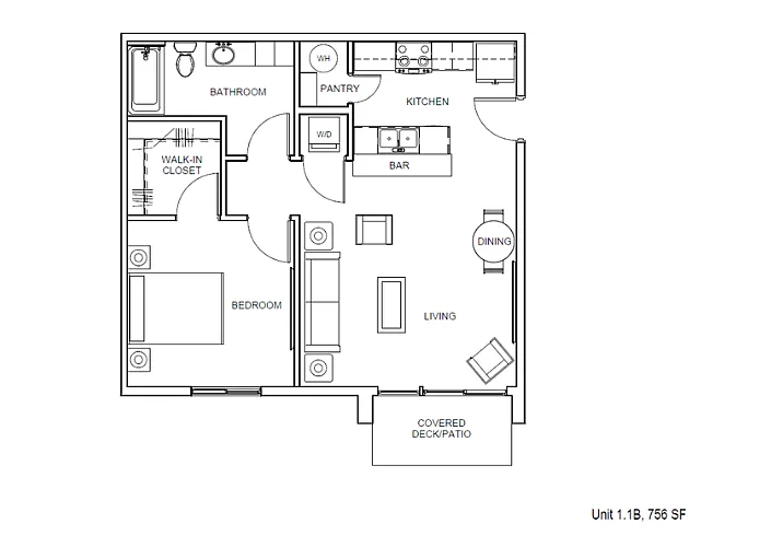 Floor plan 1 Bed