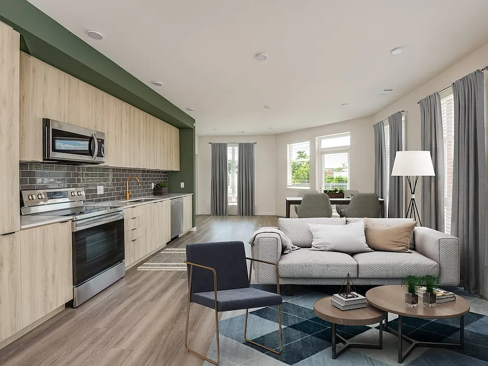 Scheme 2 Kitchen, Living and Dining Areas