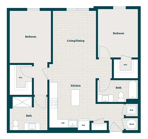 Floor plan B3B