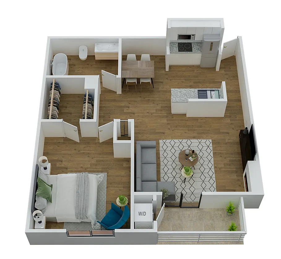 Floor plan A4-Fully Renovated