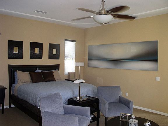 Large owners suite with views of the sparkling pool and spa.