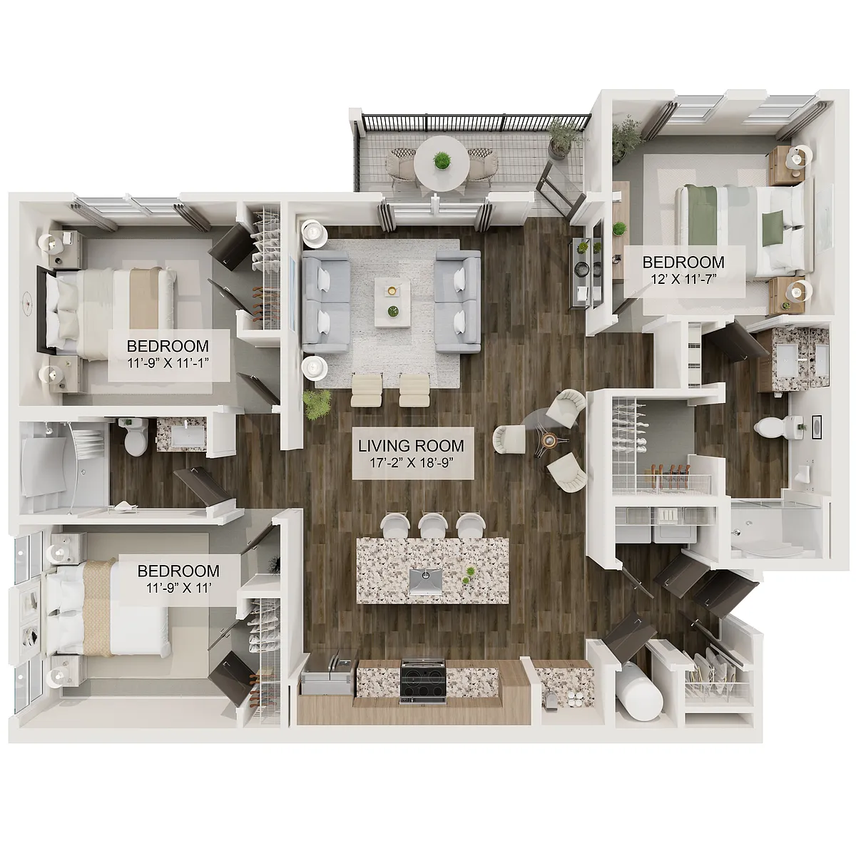 Floor plan The Serenity (C2)