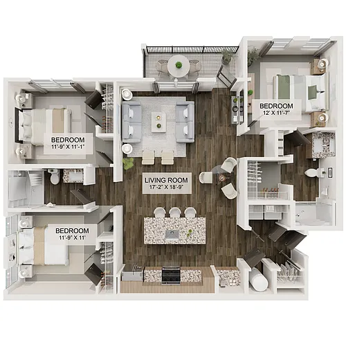 Floor plan The Serenity (C2)