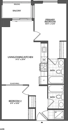 Floor plan 419