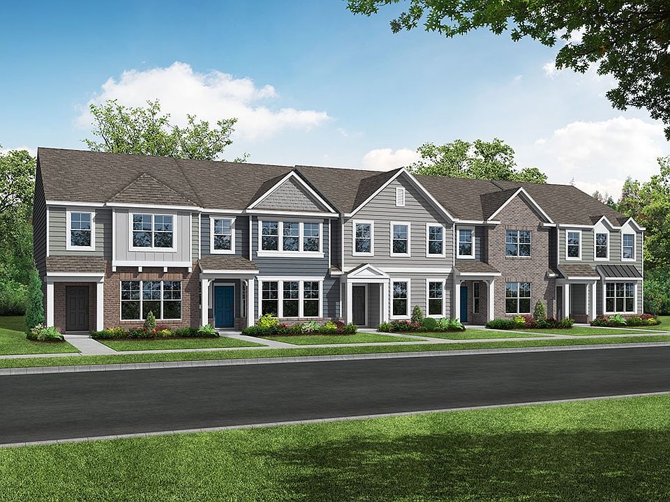 Denton Plan, Enclave at Traditions Townhomes, Wake Forest, NC 27587 ...