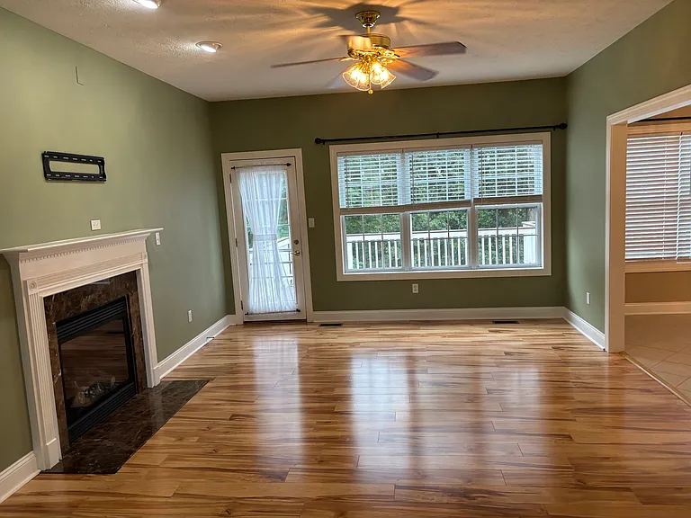 Family Room - door to deck - to right is eat in kitchen
