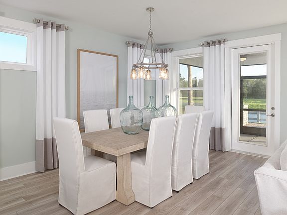 Cafe area for casual and formal dining.