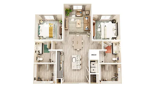 Floor plan B1