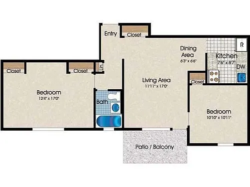 Floor plan B1