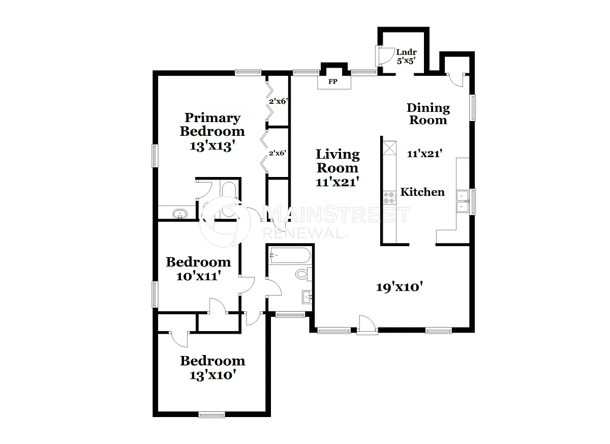 Floor Plan - 4405 Indian Trail Dr