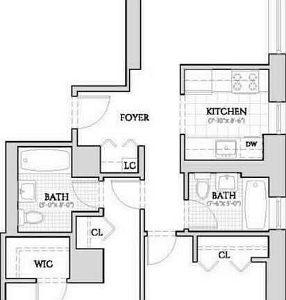 4th image of 410 W 43rd St #39B