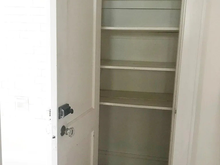 Hall linen closet