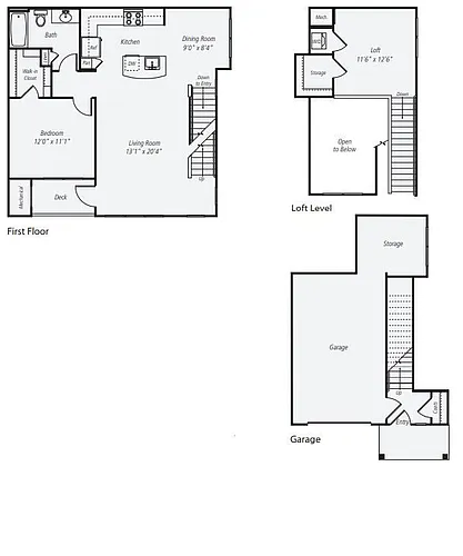 Floor plan 1x1E