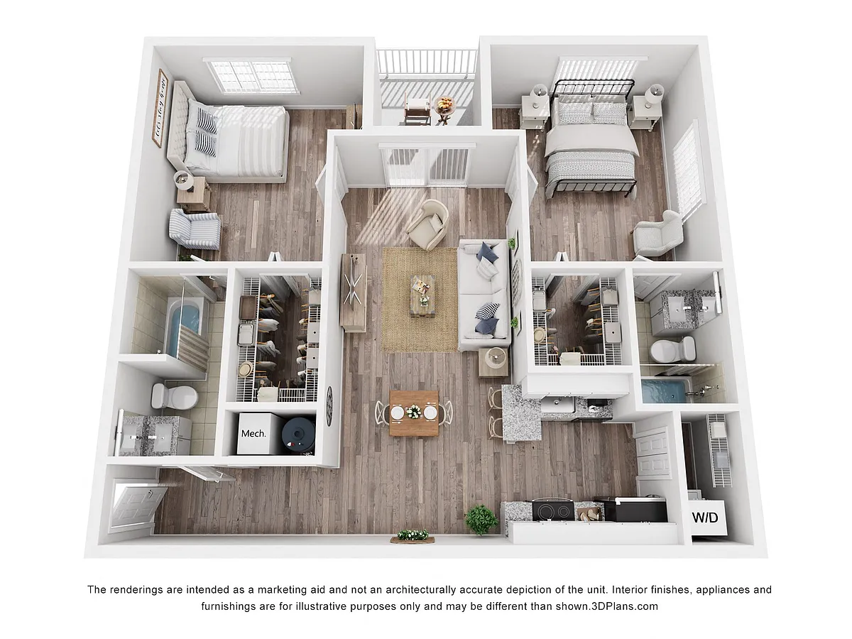 Floor plan Model B