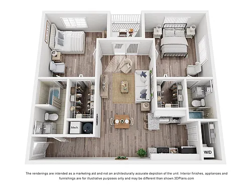 Floor plan Model B