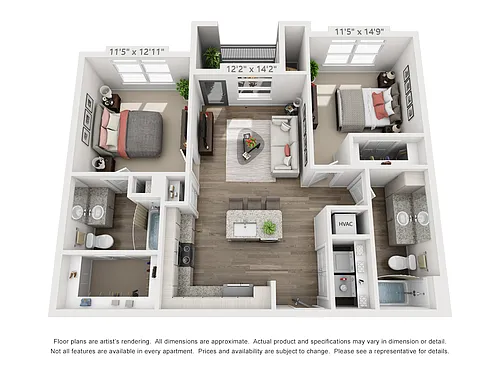 Floor plan B1