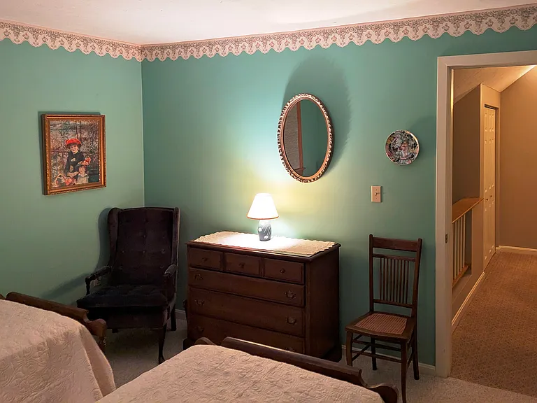 guest bedroom accessed from 2nd floor hallway