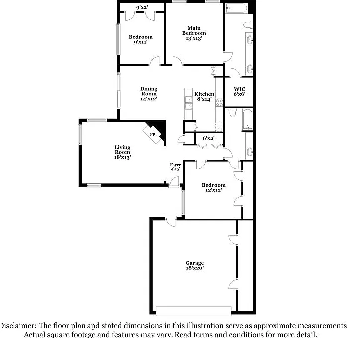 3 bed, 2.0 bath, 1432 sqft, $2,535 — Photo 2